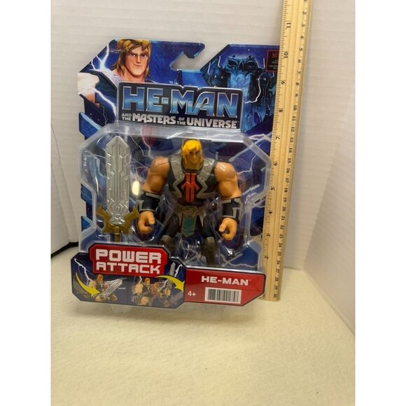 He-Man Power Attack Action Figure 5.5" Masters Of The Universe Collectible Toy - Picture 3 of 3